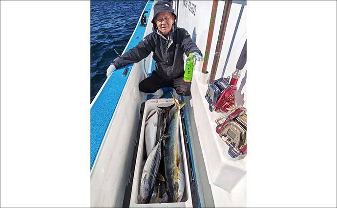 【沖釣り釣果速報】ヒラマサ7kg頭に船中60尾超！玄界灘の落とし込み釣りが最盛期（福岡）