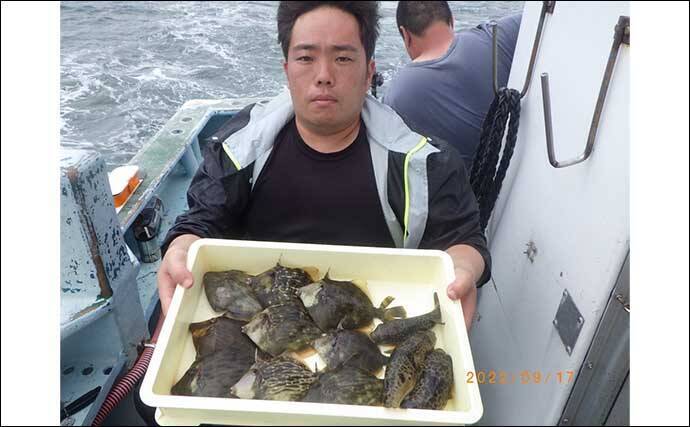 今週の『船釣り情報』特選釣果　エサ取り名人「カワハギ＆フグ」と勝負