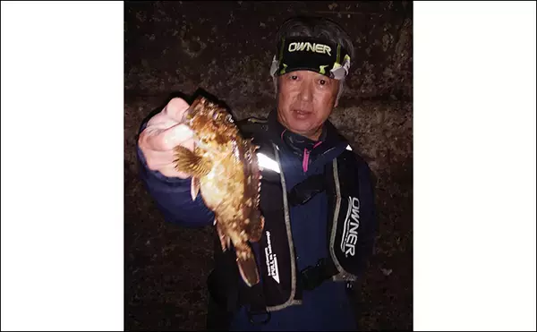 「夜の堤防でアラカブが連発！【熊本・三角】電気ウキと虫ヘッド2種の仕掛けで挑戦」の画像