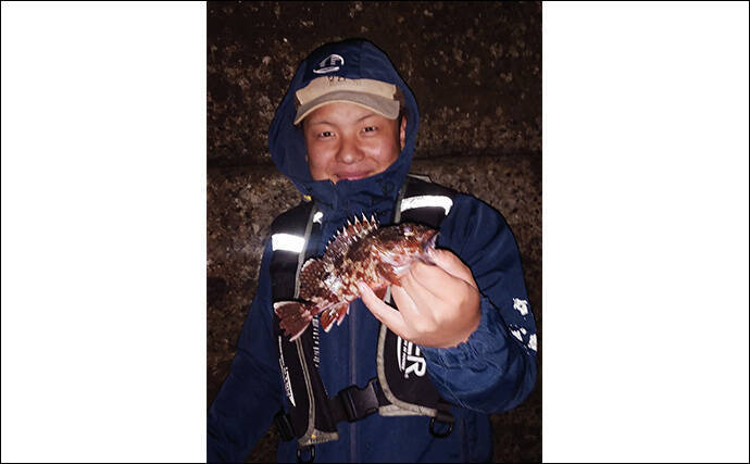 夜の堤防でアラカブが連発！【熊本・三角】電気ウキと虫ヘッド2種の仕掛けで挑戦