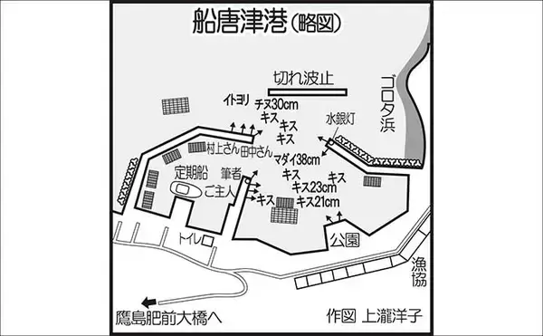 「波止での投げ釣りで38cmマダイに20cm超えキスを手中！【鷹島・長崎】」の画像