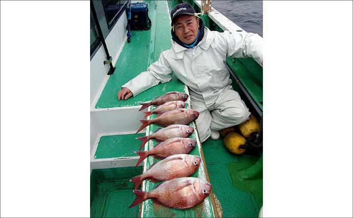 久里浜沖コマセマダイ釣りでトップ16尾と大爆釣！【神奈川】