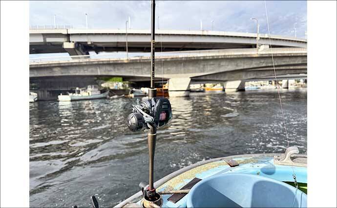 東京湾LTアジ釣りで難しい状況もアジ24匹手中【黒川本家】専用竿で「基本に忠実」が的中？