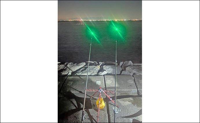 妻と挑んだ夜のアナゴ釣りで8匹キャッチ【愛知・大野海岸】深場狙いで厳しい潮を攻略