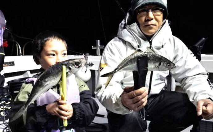 【沖のルアー釣果速報】伊勢志摩沖のティップランで良型アオリイカ連発！1kgアップも浮上（三重）