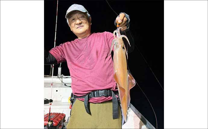 大型ヤリイカ主体で好調キープ中！【夜焚きイカ釣果速報18選・福岡】