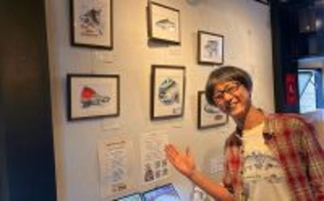 釣り界隈で話題のイラストレーター「トキシン」こと時川真一さんの個展に行ってみた