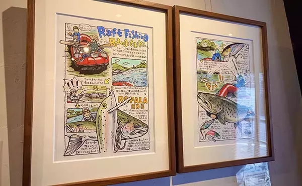 「釣り界隈で話題のイラストレーター「トキシン」こと時川真一さんの個展に行ってみた」の画像
