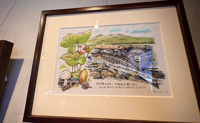 釣り界隈で話題のイラストレーター「トキシン」こと時川真一さんの個展に行ってみた