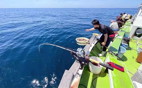 「葉山発アジ五目釣りで30cm超え良型アジ連打【愛正丸】城ヶ島沖で好反応」の画像