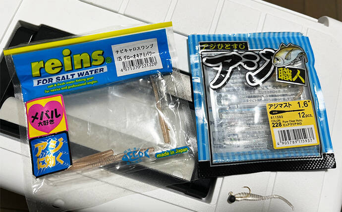 「常夜灯周りでアジがバッシャバシャ！」南大阪の波止アジングで豆アジ入れ食いを満喫