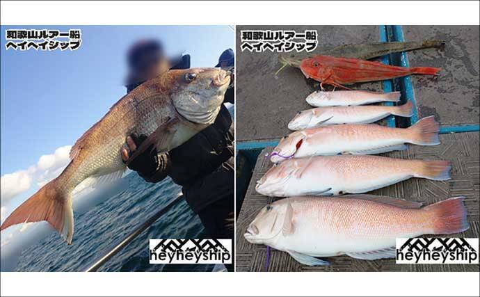 関西エリアの【船釣り特選釣果】サビキマダイ本格化！60cm級大型交じりで数釣り達成