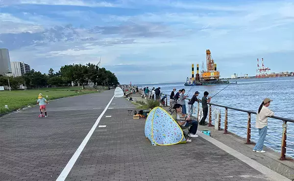 「朝マヅメの大阪南港ルアー釣りでサバ50尾超え　3gのメタルジグに連発！」の画像