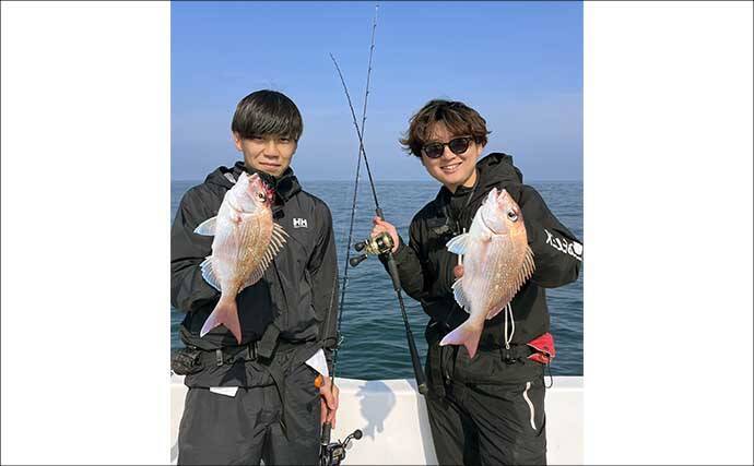 「冬の伊勢湾が熱い！」青物・マダイ・アオリイカの本命3種コンプリート達成