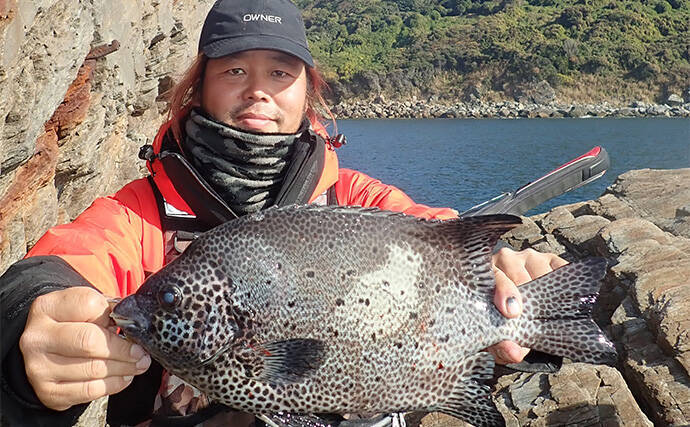 シーズン終盤の「イシ物釣り」で2kgクラス良型イシガキダイが登場！【天草】