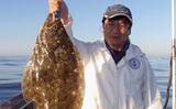 「茨城沖のヒラメ釣り解禁日に50cm級中心に2〜3尾と好スタート【浜べ丸】」の画像1