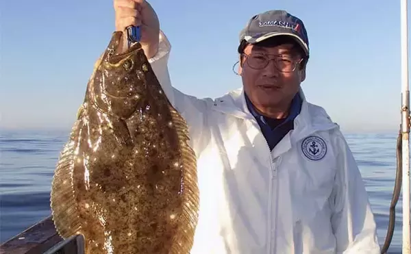 茨城沖のヒラメ釣り解禁日に50cm級中心に2〜3尾と好スタート【浜べ丸】