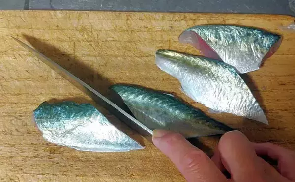 「釣った魚で作る「超あっさり」レシピ：ゴマサバの薄塩　少し干すのがコツ」の画像