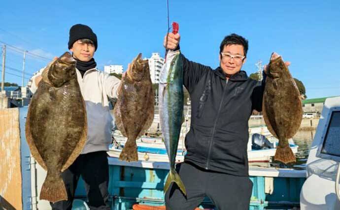 【沖釣り釣果速報】底物五目でアマダイ・オニカサゴ好調！各地でヒラメ＆コウイカも上向き（愛知・静岡）
