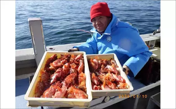 「【沖釣り釣果速報】底物五目でアマダイ・オニカサゴ好調！各地でヒラメ＆コウイカも上向き（愛知・静岡）」の画像