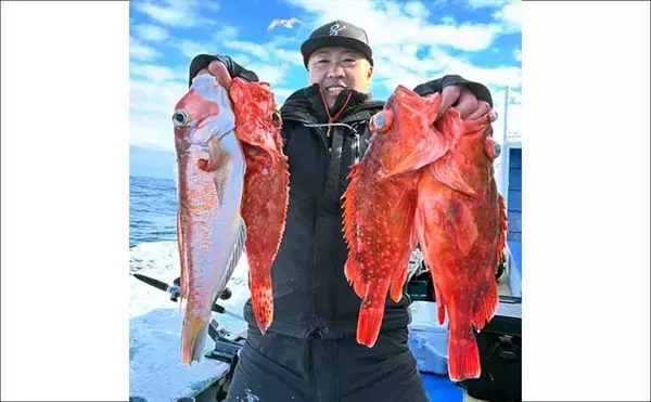 「【沖釣り釣果速報】底物五目でアマダイ・オニカサゴ好調！各地でヒラメ＆コウイカも上向き（愛知・静岡）」の画像