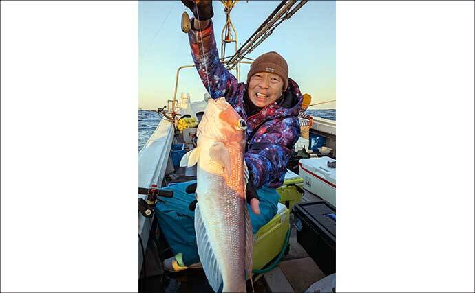 【沖釣り釣果速報】チカメキントキやアカイサキ好調！玄界灘の沖五目で冬の多彩釣果（福岡）