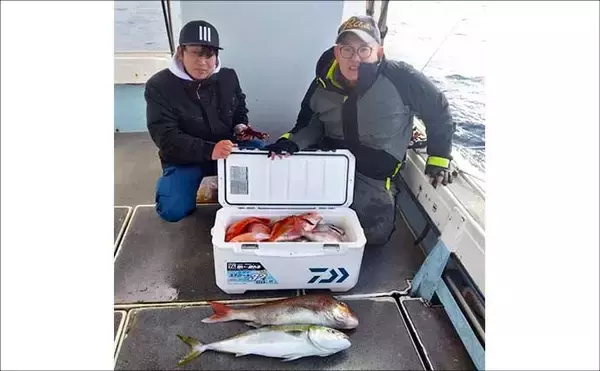 「【沖釣り釣果速報】チカメキントキやアカイサキ好調！玄界灘の沖五目で冬の多彩釣果（福岡）」の画像