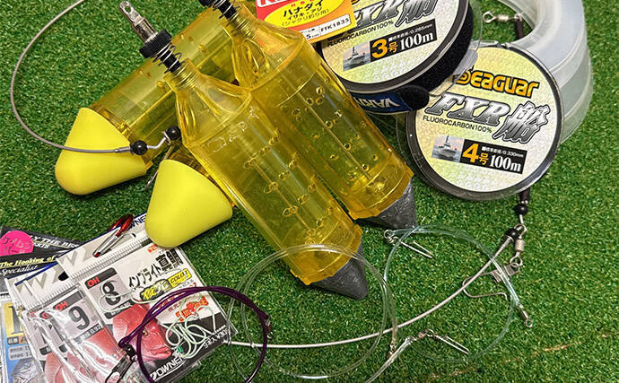 大原沖イサキ船でのシマアジ対応タックルを徹底解説　ターゲットサイズごと3セットの使い分け方とは？