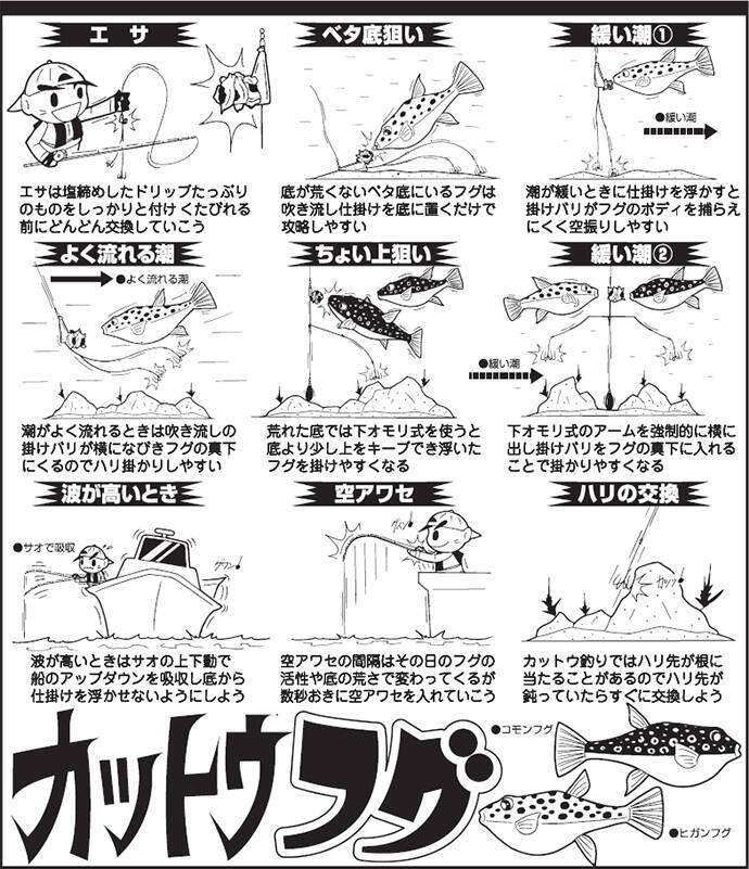 名手に教わる春のカットウフグ釣り【基本の釣り方と釣果UPのひと工夫を紹介】