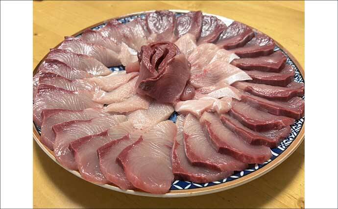 「寒ブリが大爆釣！」電気ブリ釣りでたった30分でクーラー満タンに【新潟・謙信丸】