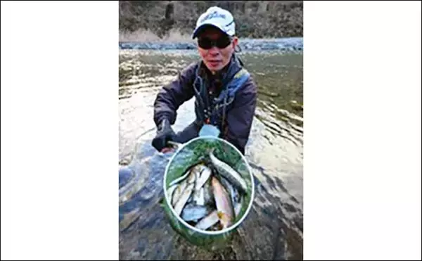 「ヤマメ狙いの渓流釣り攻略　【のべ竿エサ釣りでの釣り方を徹底解説】」の画像