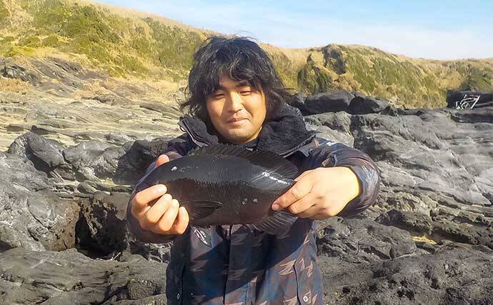 神奈川の地磯で冬のフカセ釣りを満喫【城ヶ島】35cm超えのメジナを連打