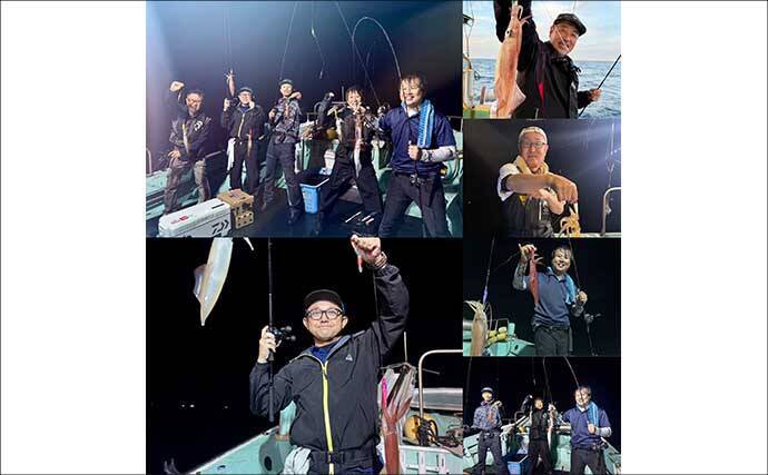 胴突きでもイカメタルでも100尾前後と絶好調！【夜焚きイカ釣果速報17選・福岡】