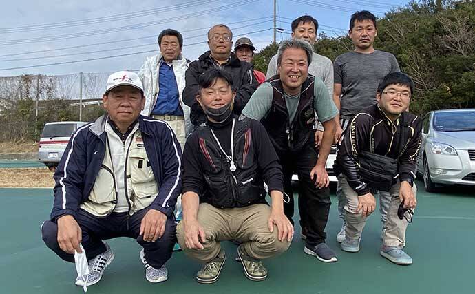 堤防からの投げ釣りで好打　本命カレイに46cmアコウにクロダイと多彩