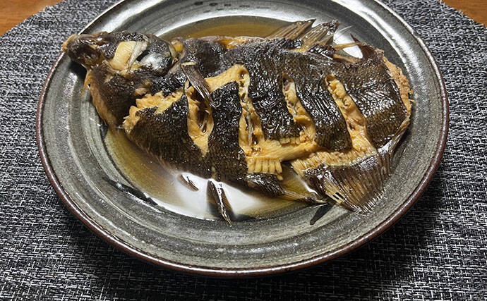 釣った2種のカレイ煮付けを食べ比べしてみた！ イシガレイとクロガシラカレイどっちが美味しい？