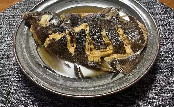 「釣った2種のカレイ煮付けを食べ比べしてみた！ イシガレイとクロガシラカレイどっちが美味しい？」の画像