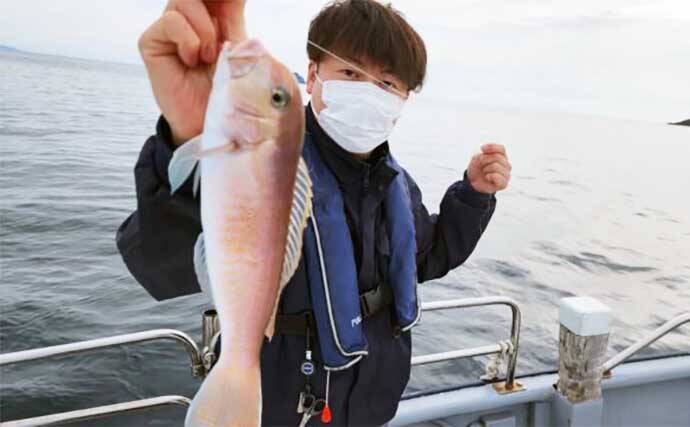 船釣り最新釣果情報【三重】泳がせ釣りでグッドサイズのヒラメが顔出し