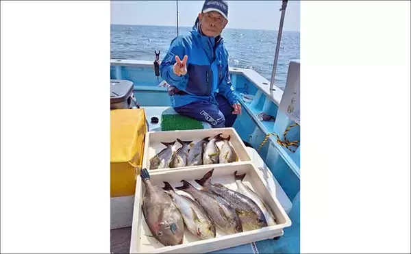 「大山沖で35cmオーバー良型イサキが好ヒット！【武丸・愛知】トップは17匹」の画像