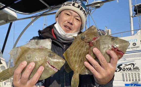船カワハギ釣りで25cmオーバー筆頭に良型ぞろい17尾 数も型も満足 22年2月12日 エキサイトニュース
