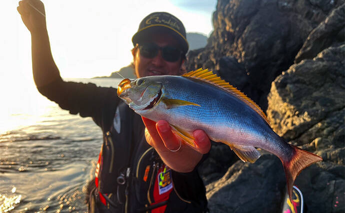 磯フカセ釣りで旬の40cmオーバー大サバ狙い【大分・鶴見】30cm超カワハギも登場