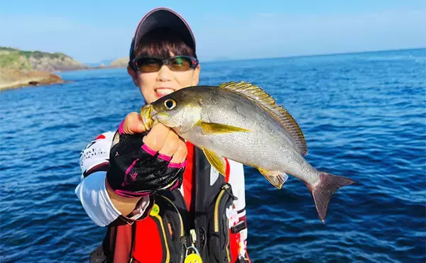 「磯フカセ釣りで旬の40cmオーバー大サバ狙い【大分・鶴見】30cm超カワハギも登場」の画像