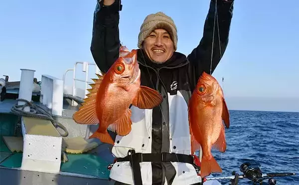 「御前崎沖のテンビンフカセ釣りでチカメキントキ筆頭に多彩【静岡・輝風丸】ジギングでもヒット続出」の画像