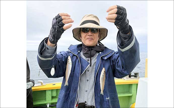 釣具屋主催の船シロギス釣行会に参戦【ちがさき丸】釣り初体験でも本命キス手中！