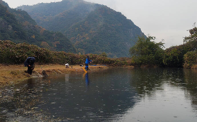 「日本ラインマス釣り場」でフライフィッシングに初挑戦【岐阜】キャスティングに苦戦
