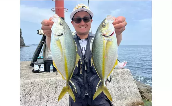 「「想定外のゲスト・シマアジ登場でテンションMAX！」宮崎での沖磯フカセ釣りを満喫」の画像