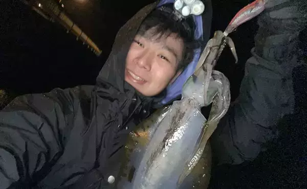 「真冬のエギング釣行でアオリイカ3尾【熊本・上天草】 厳寒期の場所選びのコツとは？」の画像