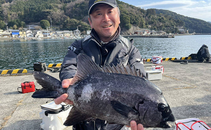 釣りエサメーカー主催のフカセ釣り大会で45cmクロ登場【大分】50名以上が参加し大盛況