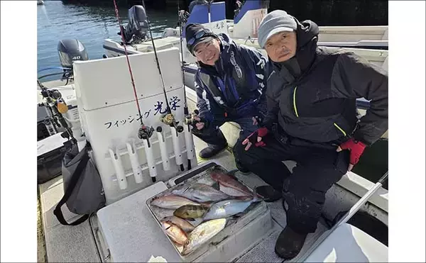「レンタルボートでのタイラバ釣行で多彩魚種顔見せ【三重】シロアマダイは不発」の画像