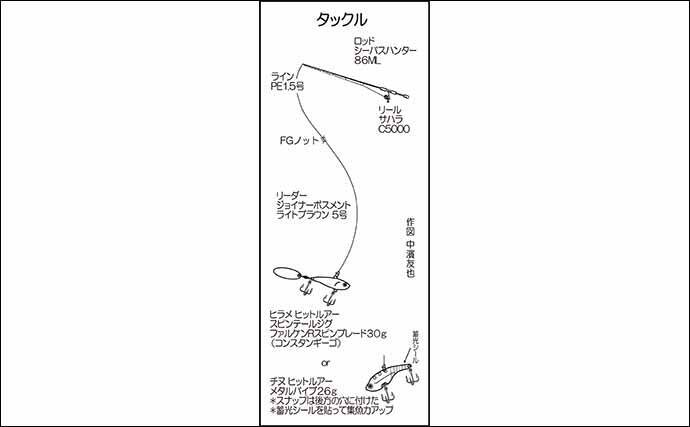 中海での陸っぱりルアー釣りで49cmチヌ登場　メタルバイブにヒット