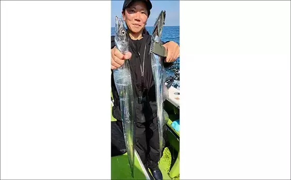 「「ドラゴン級も登場！」走水沖のテンビンタチウオ釣りで船中トップ52尾【神奈川】」の画像